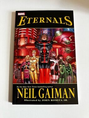 Marvel Eternals Paperback — Red, Black & Gold Cover